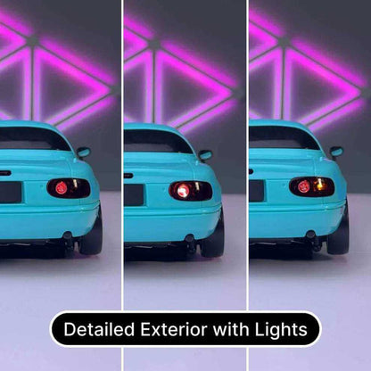 1:18 Mini RC Car Mazda MX-5 Miata 2.4G RWD Head LED Lights