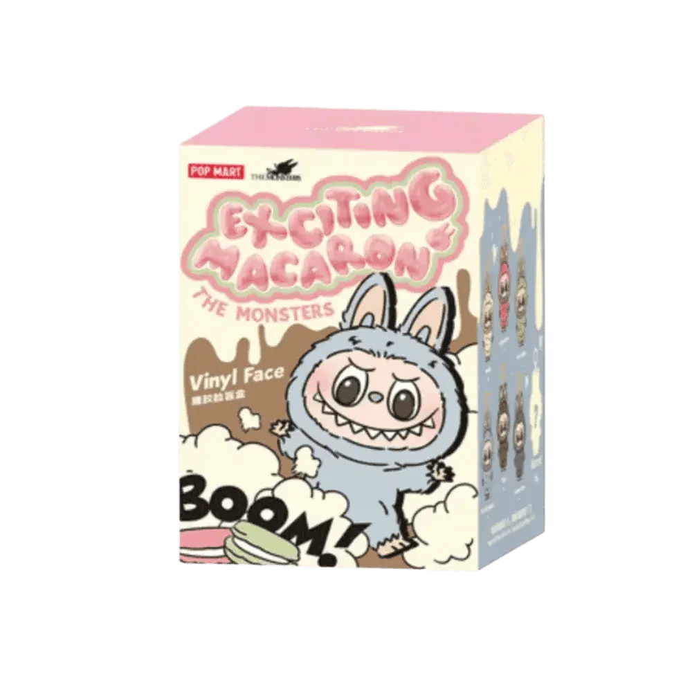 Pop Mart Labubu The Monsters Tasty Macarons Vinyl Face Sealed Case Pack of 1